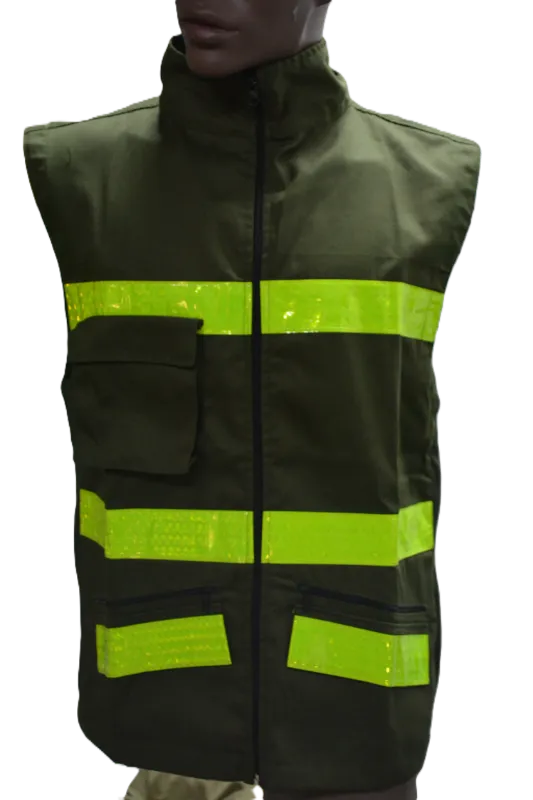 Chaleco de drill reflectante